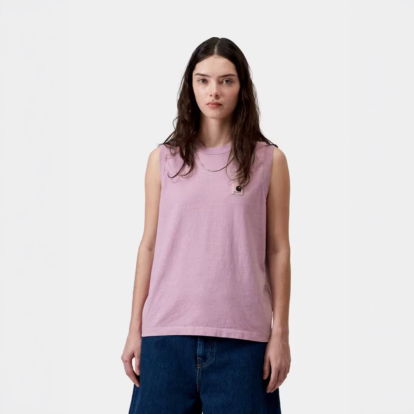 Carhartt WIP Womens Nelson A - Shirt Gentle Purple Garment Dyed