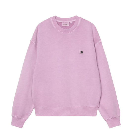 Carhartt WIP Womens Nelson Sweatshirt Gentle Purple Garment Dyed - The Sporting Lodge