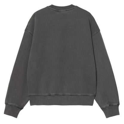Carhartt WIP Womens Nelson Sweatshirt Graphite Garment Dyed - The Sporting Lodge