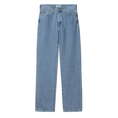 Carhartt WIP Womens Noxon Pant Blue Stone Bleached - The Sporting Lodge