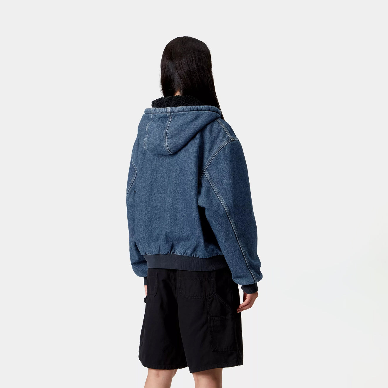 Carhartt WIP Womens OG Active Jacket Blue Stone Washed
