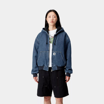 Carhartt WIP Womens OG Active Jacket Blue Stone Washed