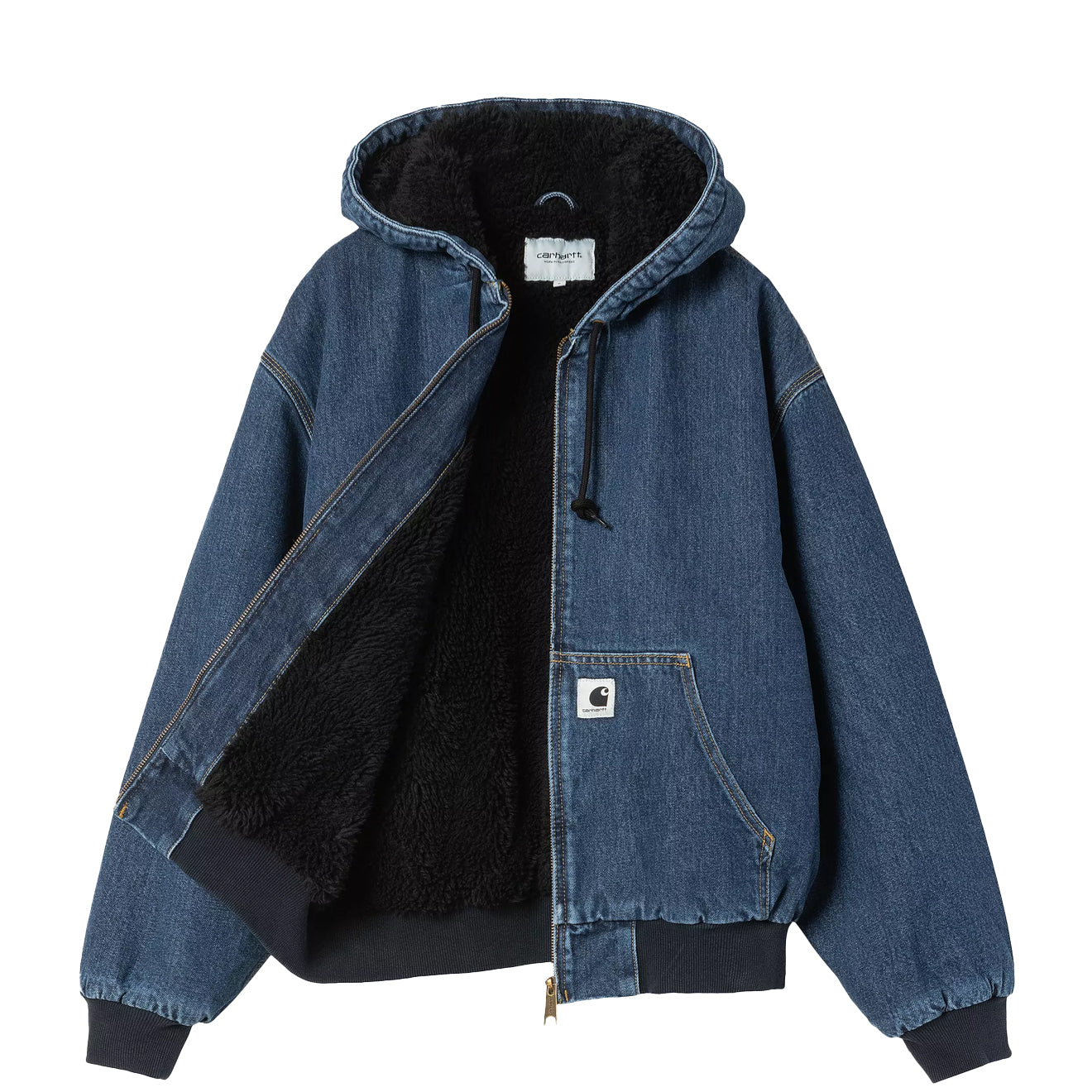 Carhartt WIP Womens OG Active Jacket Blue Stone Washed