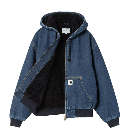 Carhartt WIP Womens OG Active Jacket Blue Stone Washed