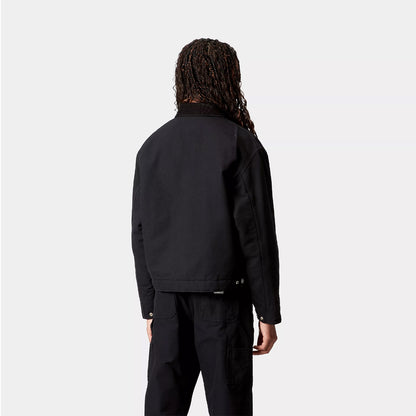 Carhartt WIP Womens OG Detroit Jacket Black / Black Rinsed - The Sporting Lodge
