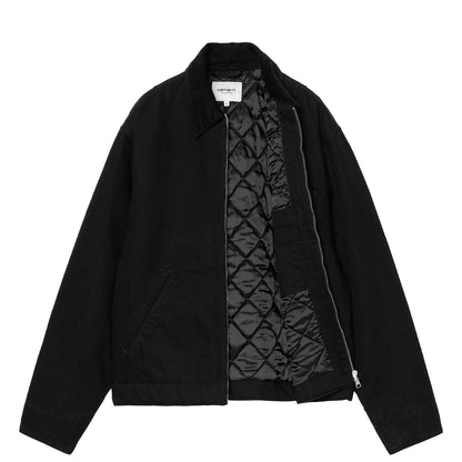 Carhartt WIP Womens OG Detroit Jacket Black / Black Rinsed - The Sporting Lodge