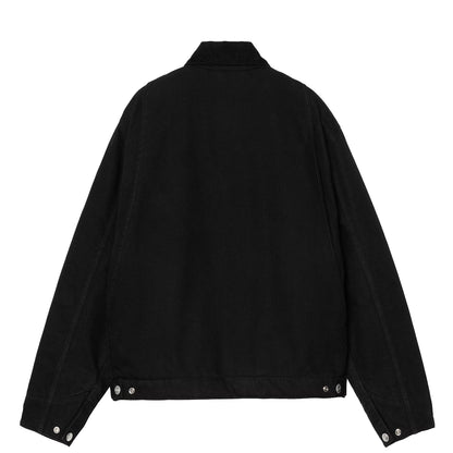 Carhartt WIP Womens OG Detroit Jacket Black / Black Rinsed - The Sporting Lodge