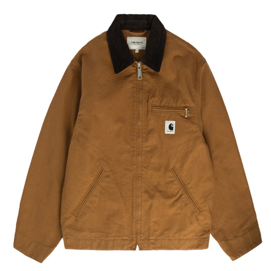 Carhartt WIP Womens OG Detroit Jacket Hamilton Brown / Tobacco Rinsed - The Sporting Lodge