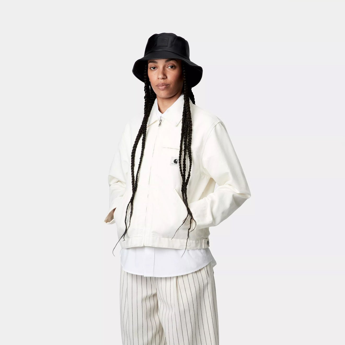 Carhartt WIP Womens OG Detroit Jacket Wax / Wax Rinsed - The Sporting Lodge