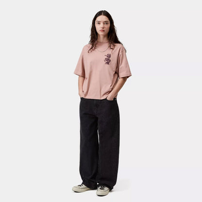 Carhartt WIP Womens S/S Forma T-Shirt Gentle Pink - The Sporting Lodge