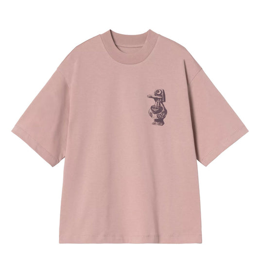 Carhartt WIP Womens S/S Forma T-Shirt Gentle Pink - The Sporting Lodge