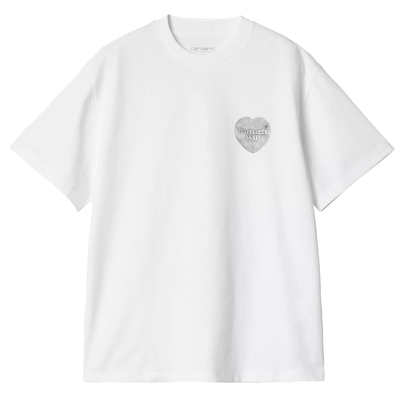 Carhartt WIP Womens S/S Hartt Chain T-Shirt White - The Sporting Lodge