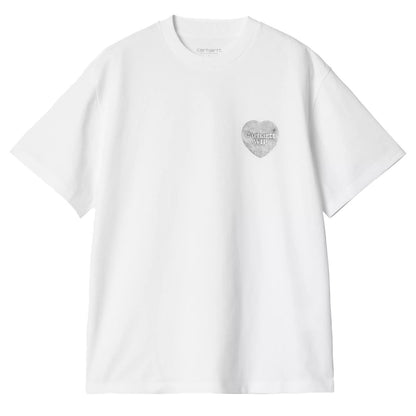 Carhartt WIP Womens S/S Hartt Chain T-Shirt White - The Sporting Lodge