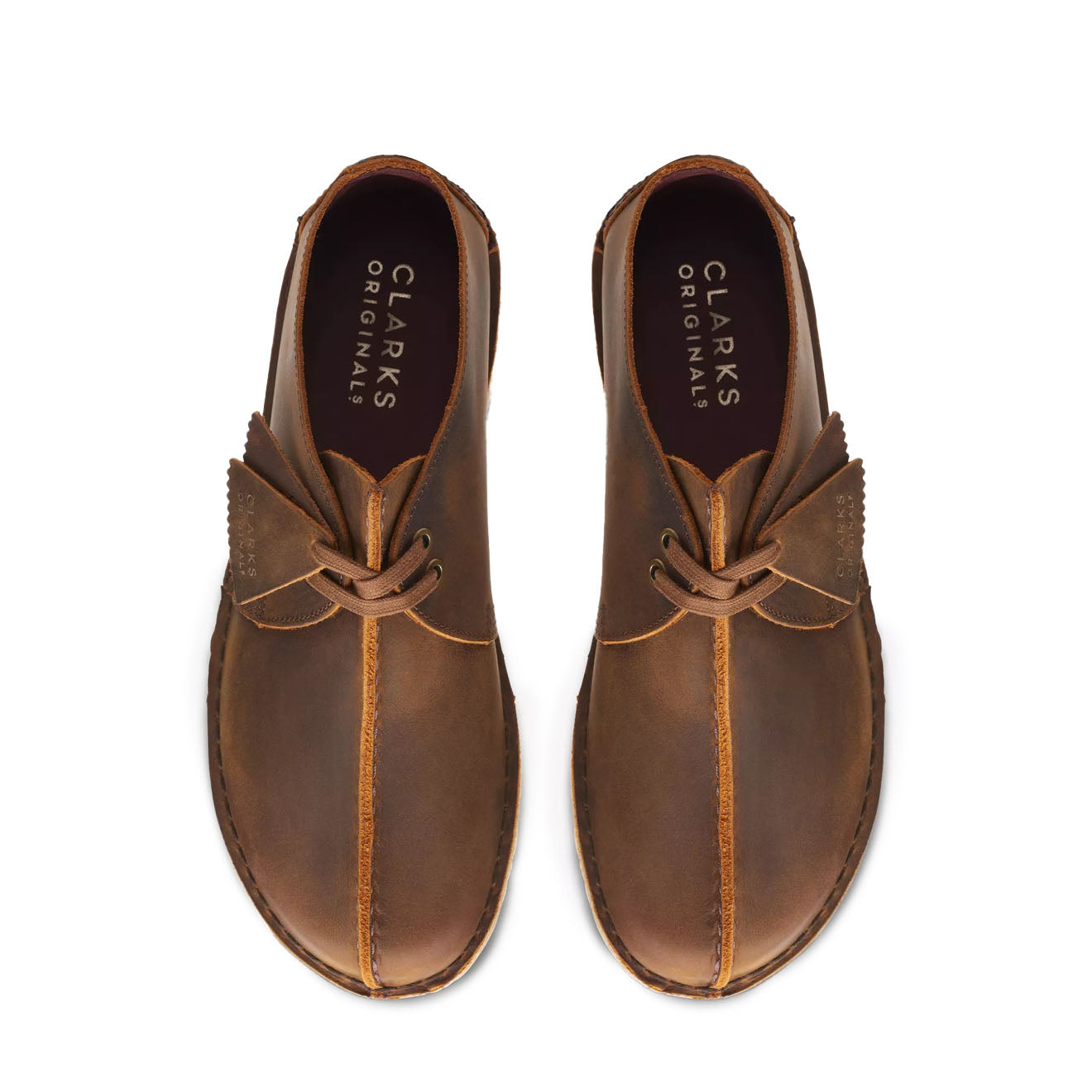 Clarks Originals Desert Trek Shoes Beeswax Leather - The Sporting Lodge