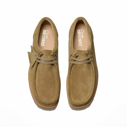 Clarks Originals The Wallabee Scout Lo Dark Sand Suede - The Sporting Lodge