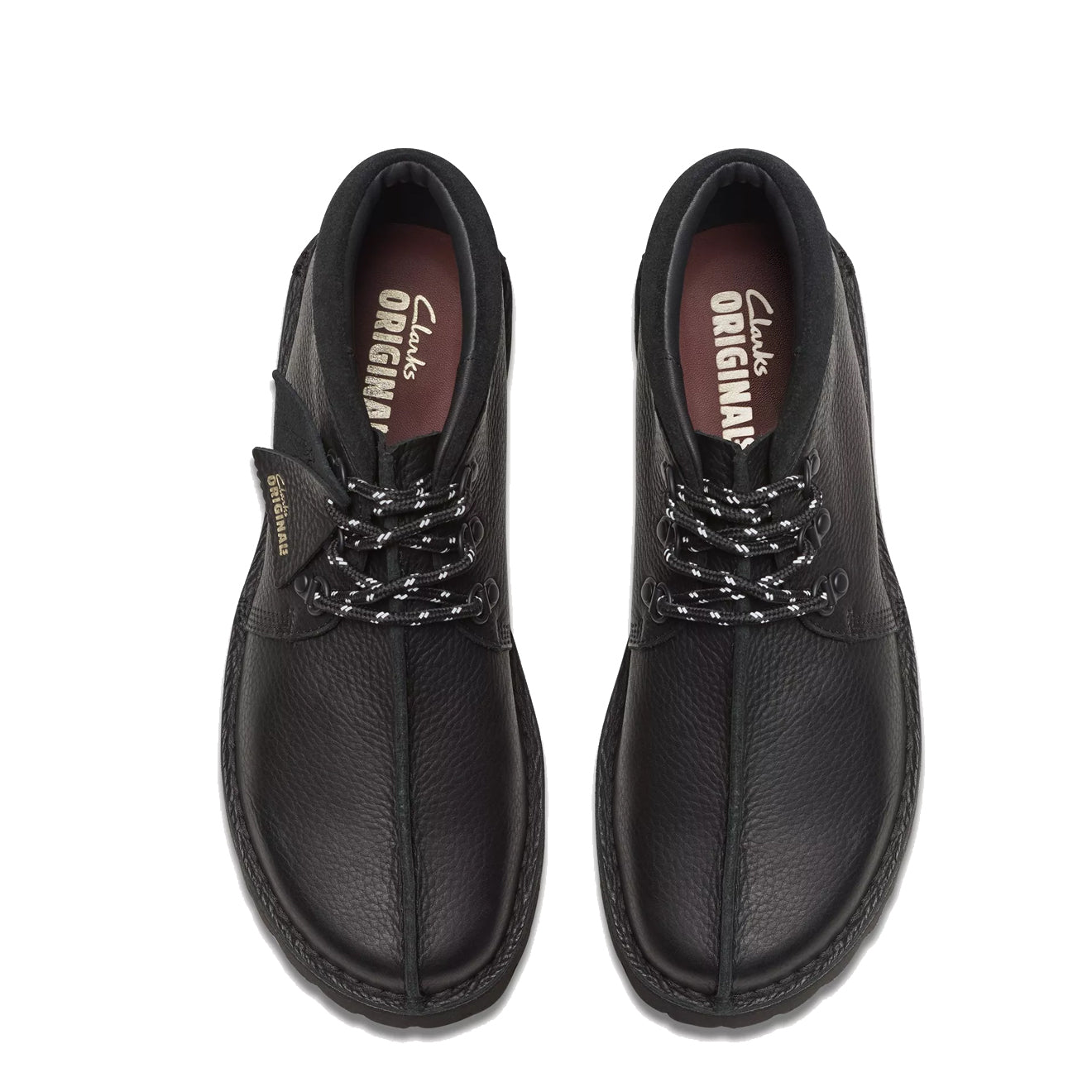 Clarks Originals Trek Hike Shoe Black Leather - The Sporting Lodge
