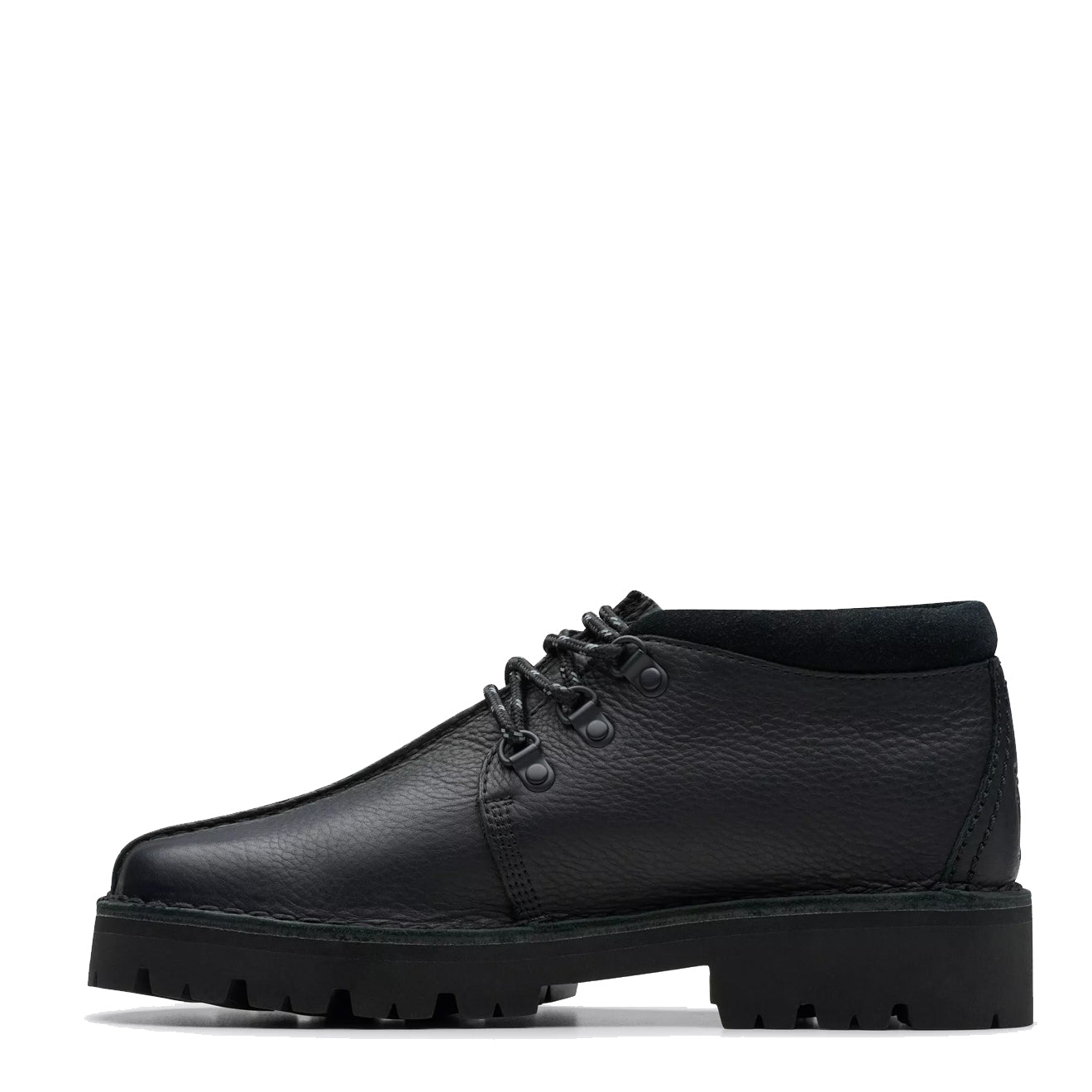 Clarks Originals Trek Hike Shoe Black Leather - The Sporting Lodge