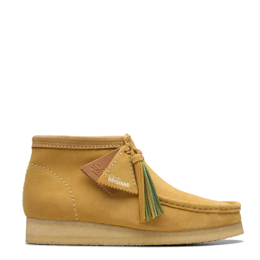 Clarks Originals Wallabee Boot Golden Tan Suede - The Sporting Lodge