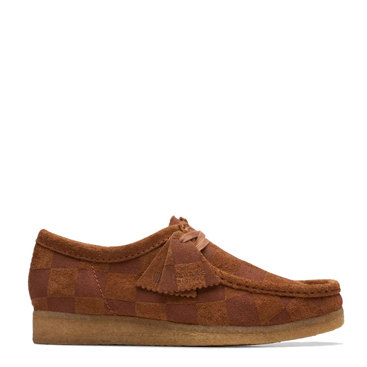 Clarks Originals Wallabee Shoe Cola Check