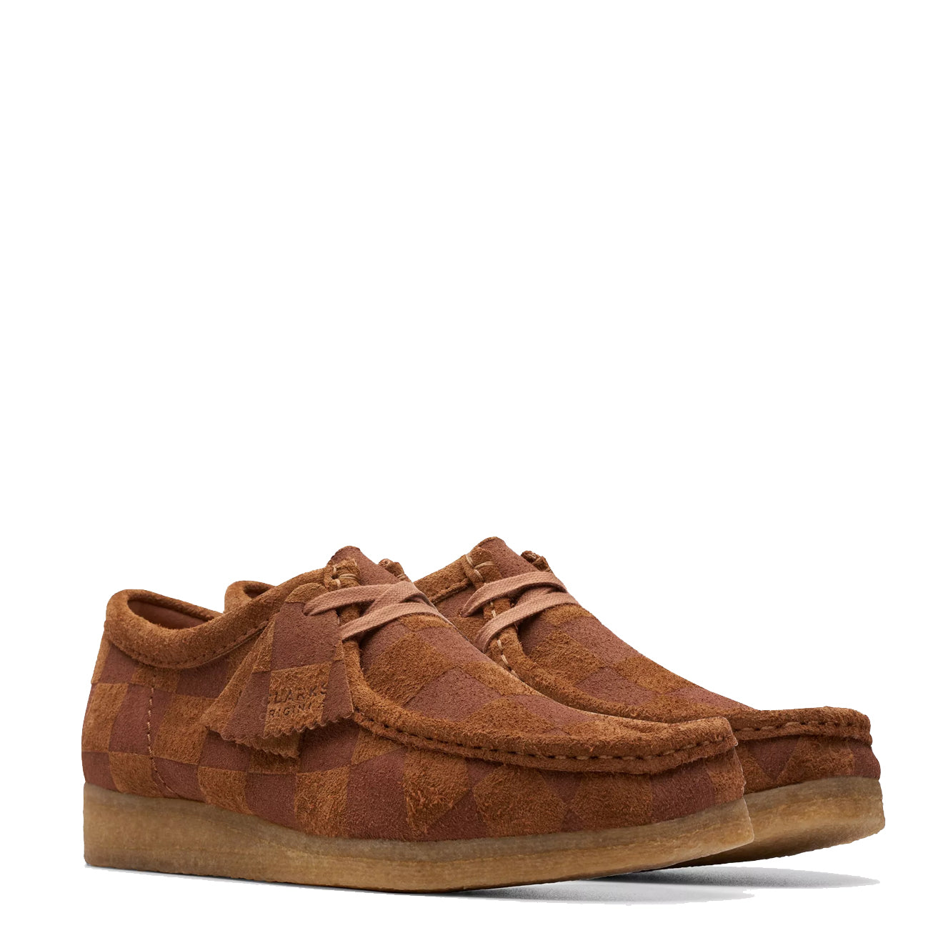 Clarks Originals Wallabee Shoe Cola Check - The Sporting Lodge