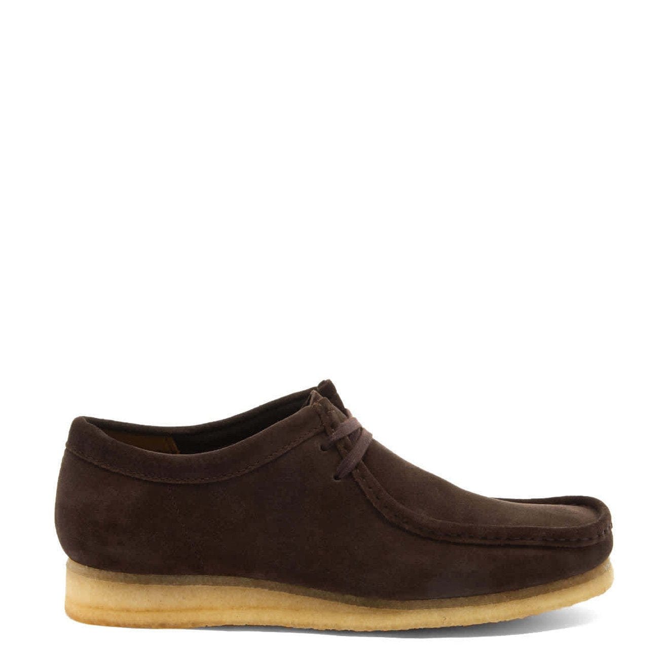 Clarks Originals Wallabee Shoes Dark Brown Suede - The Sporting Lodge
