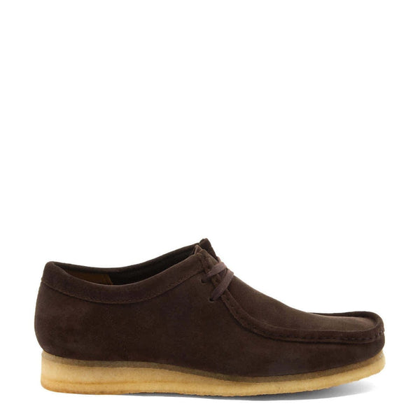 Clarks Originals Wallabee Shoes Dark Brown Suede – The Sporting Lodge