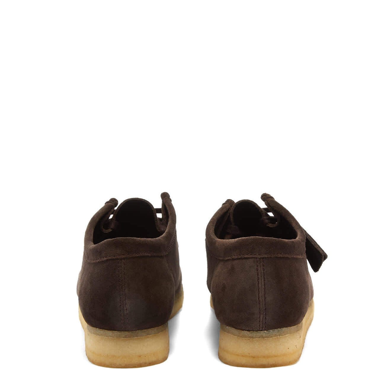 Clarks Originals Wallabee Shoes Dark Brown Suede - The Sporting Lodge