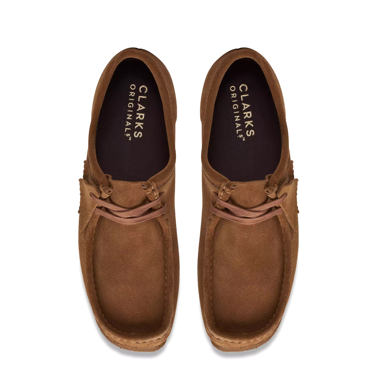 Clarks Originals Wallabee Shoes Cola Suede