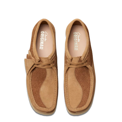 Clarks Originals Wallabee Shoes Tan Combination - The Sporting Lodge