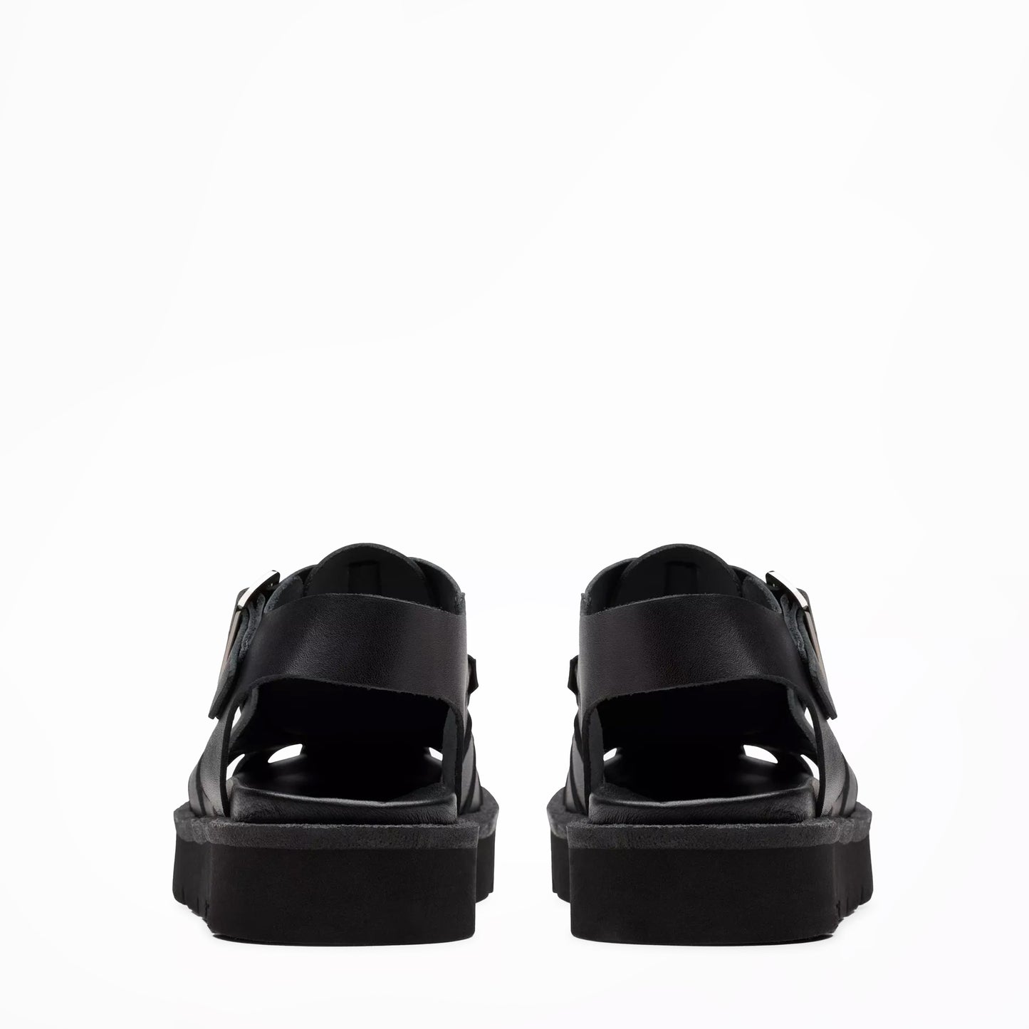 Clarks Originals Womens Meadow Buckle Black Leather - The Sporting Lodge