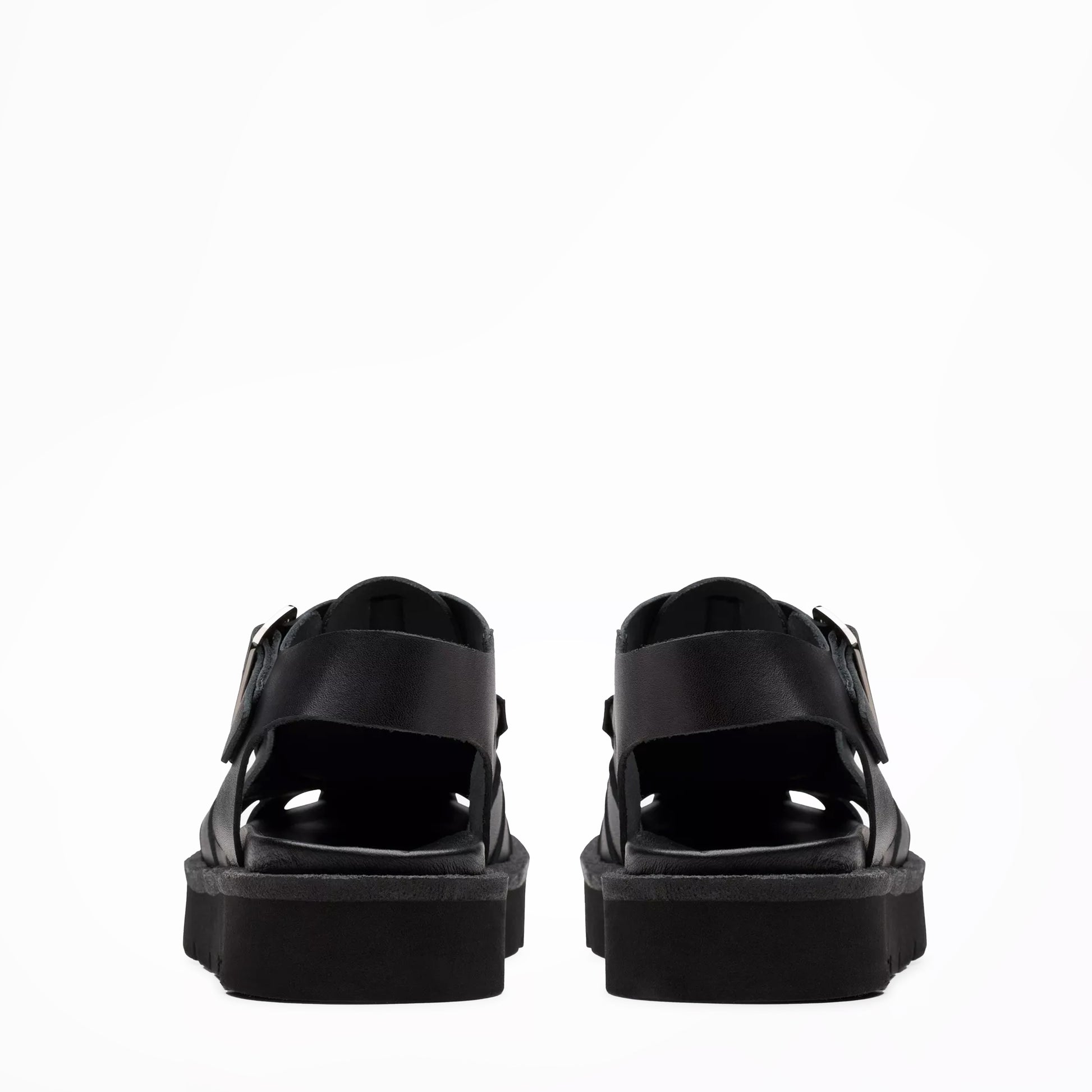 Clarks Originals Womens Meadow Buckle Black Leather - The Sporting Lodge