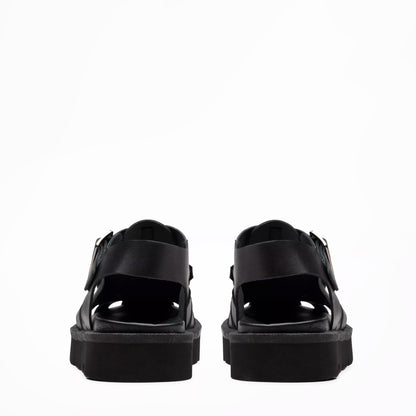 Clarks Originals Womens Meadow Buckle Black Leather - The Sporting Lodge