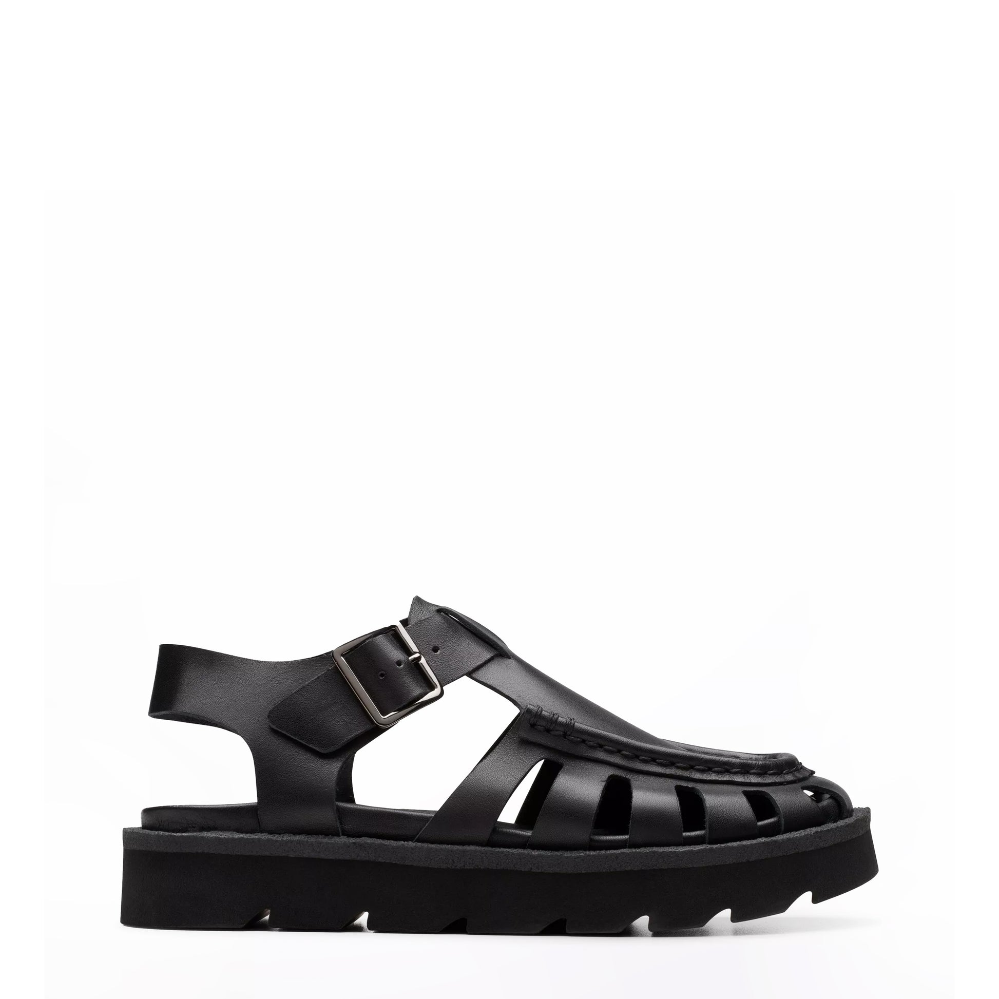 Clarks Originals Womens Meadow Buckle Black Leather - The Sporting Lodge