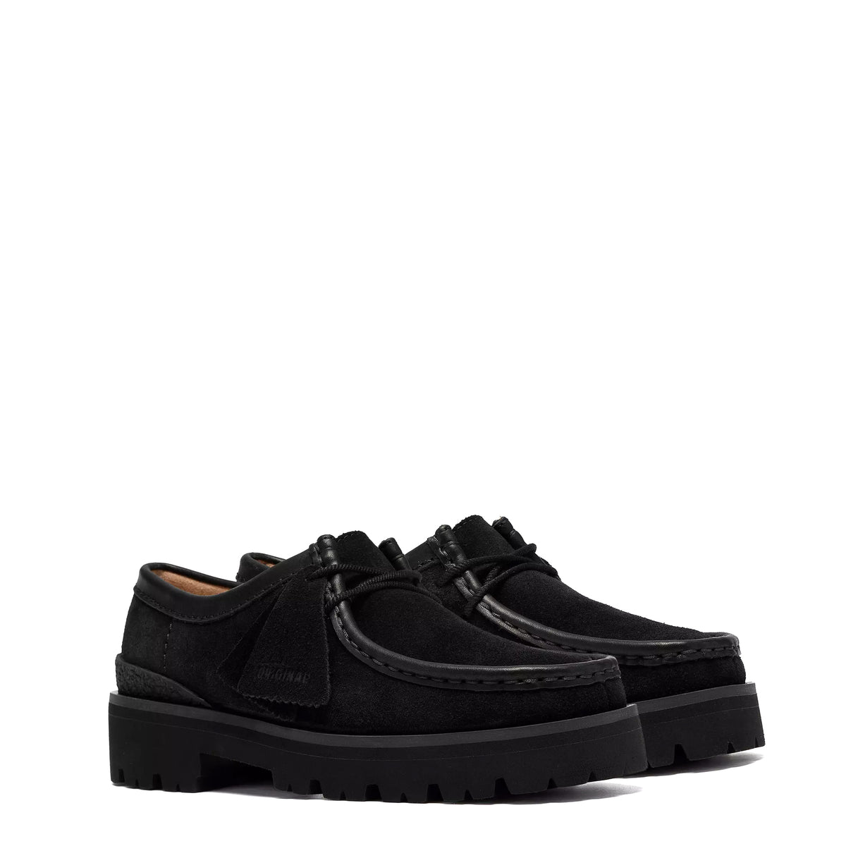 Clarks Originals Womens Walla Yukoner Shoe Black Combi Suede