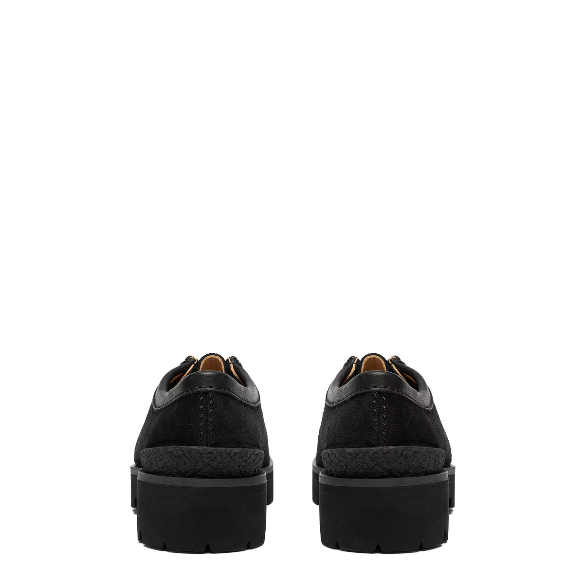 Clarks Originals Womens Walla Yukoner Shoe Black Combi Suede