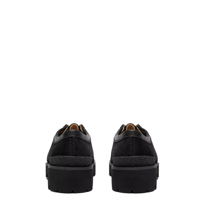Clarks Originals Womens Walla Yukoner Shoe Black Combi Suede