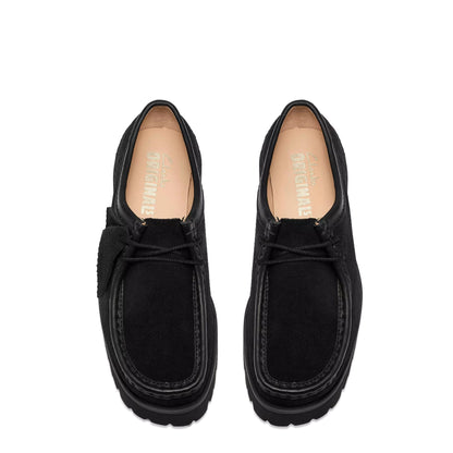 Clarks Originals Womens Walla Yukoner Shoe Black Combi Suede