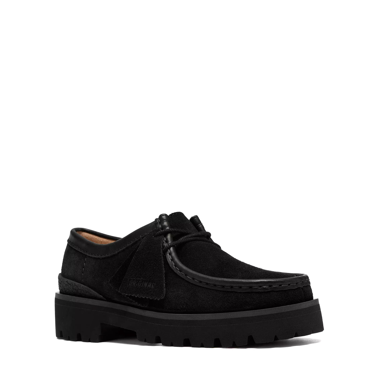 Clarks Originals Womens Walla Yukoner Shoe Black Combi Suede