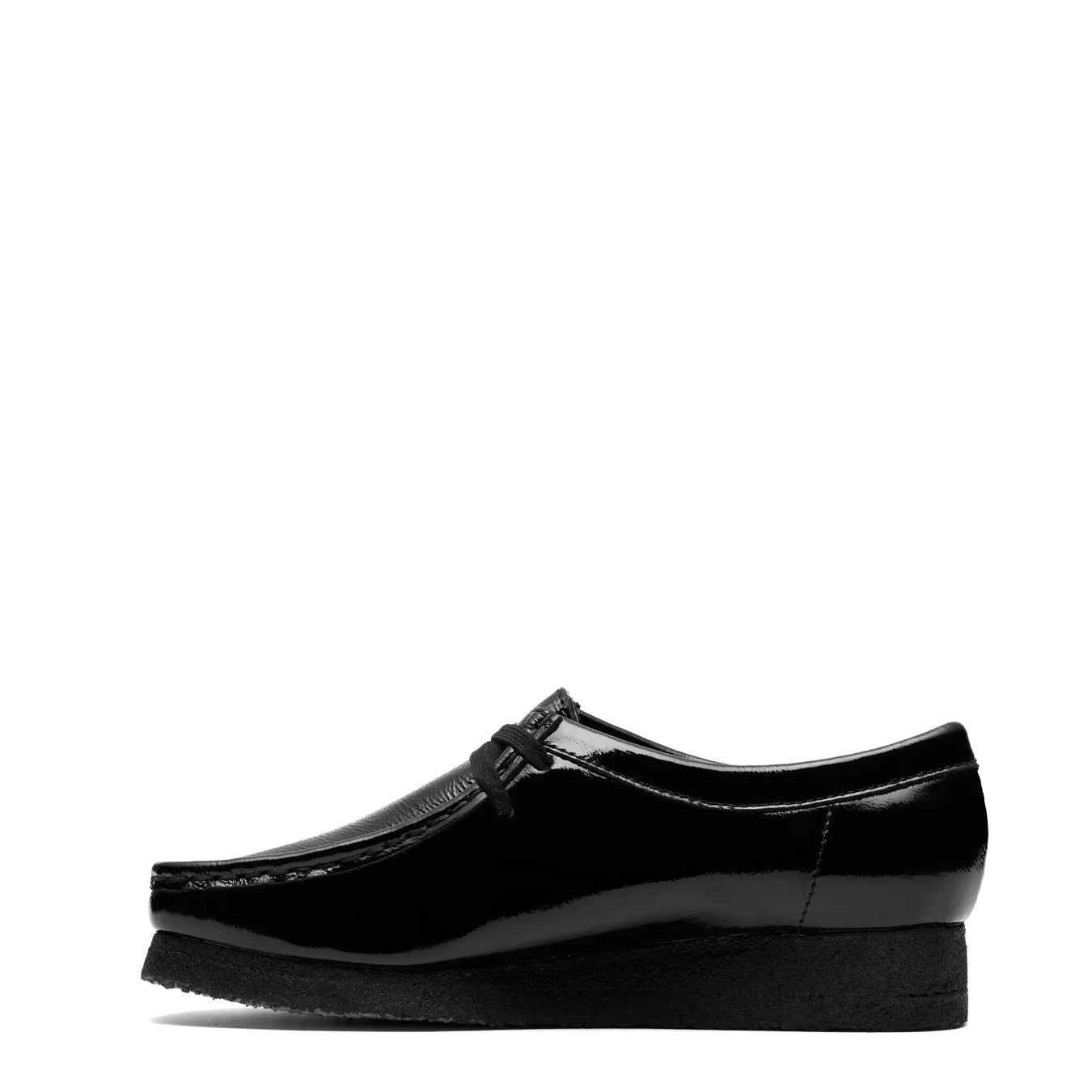 Clarks Originals Womens Wallabee Black Patent - The Sporting Lodge