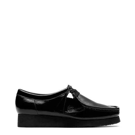 Clarks Originals Womens Wallabee Black Patent - The Sporting Lodge