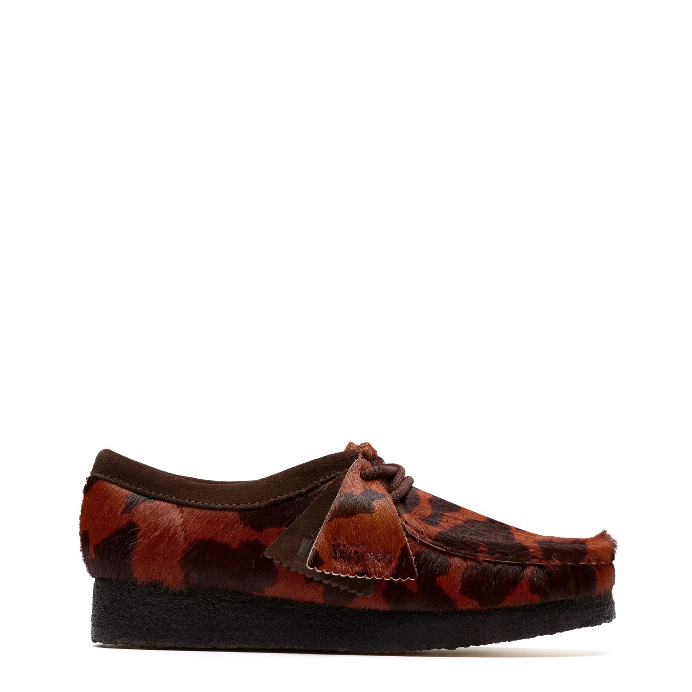 Clarks Originals Womens Wallabee Brown Cow Print – The Sporting Lodge