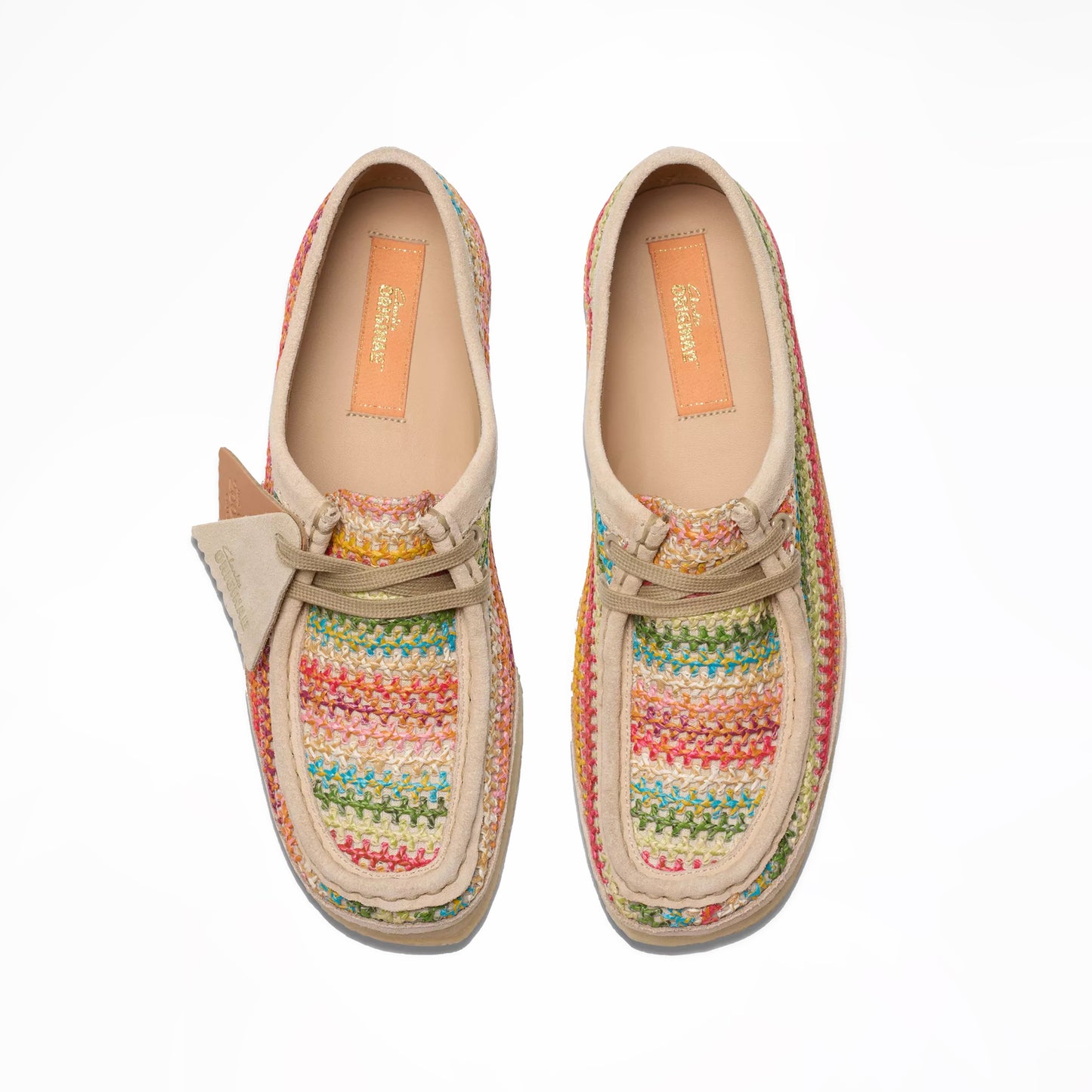 Clarks Originals Womens Wallabee Multi Raffia - The Sporting Lodge