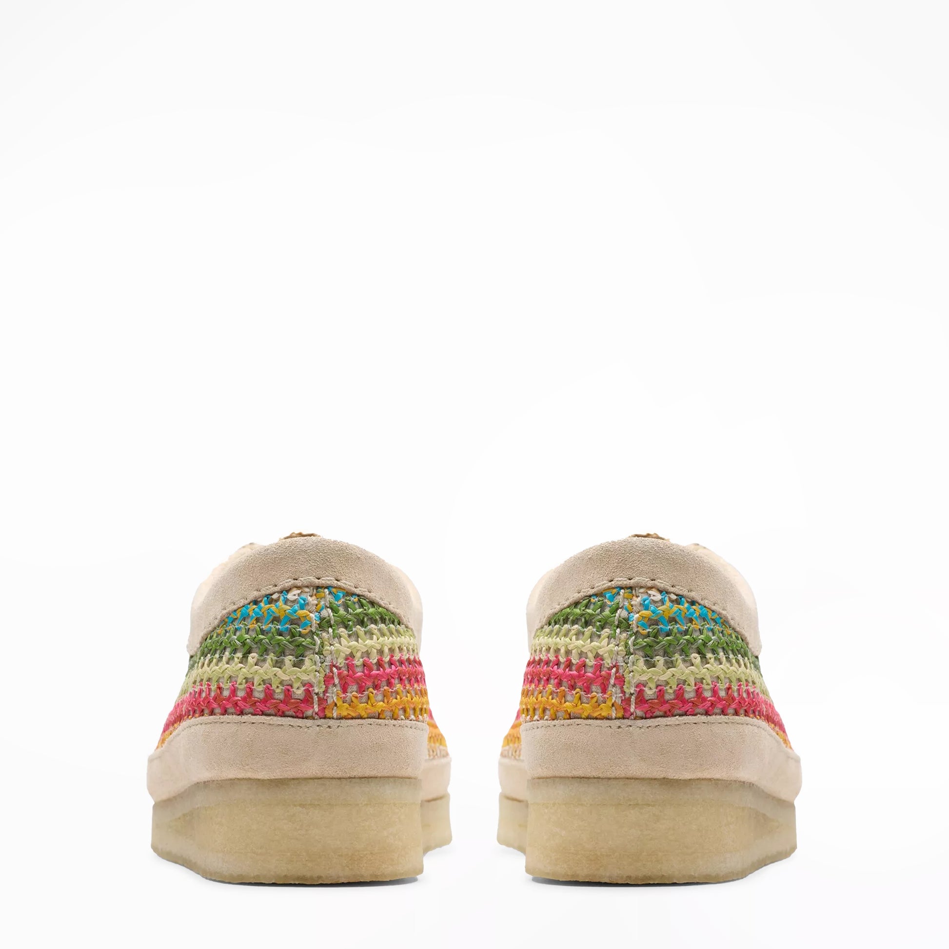 Clarks Originals Womens Wallabee Multi Raffia - The Sporting Lodge
