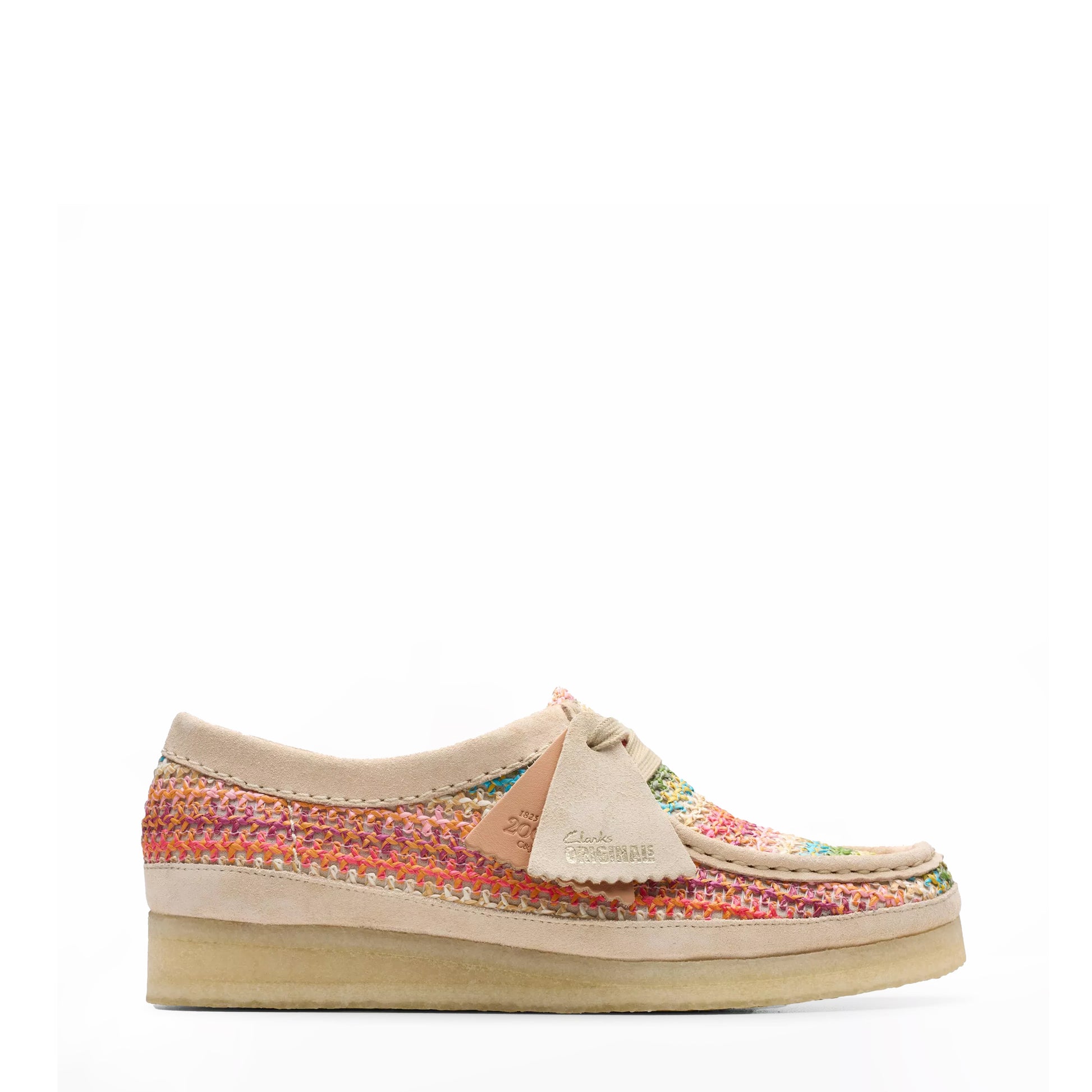 Clarks Originals Womens Wallabee Multi Raffia - The Sporting Lodge