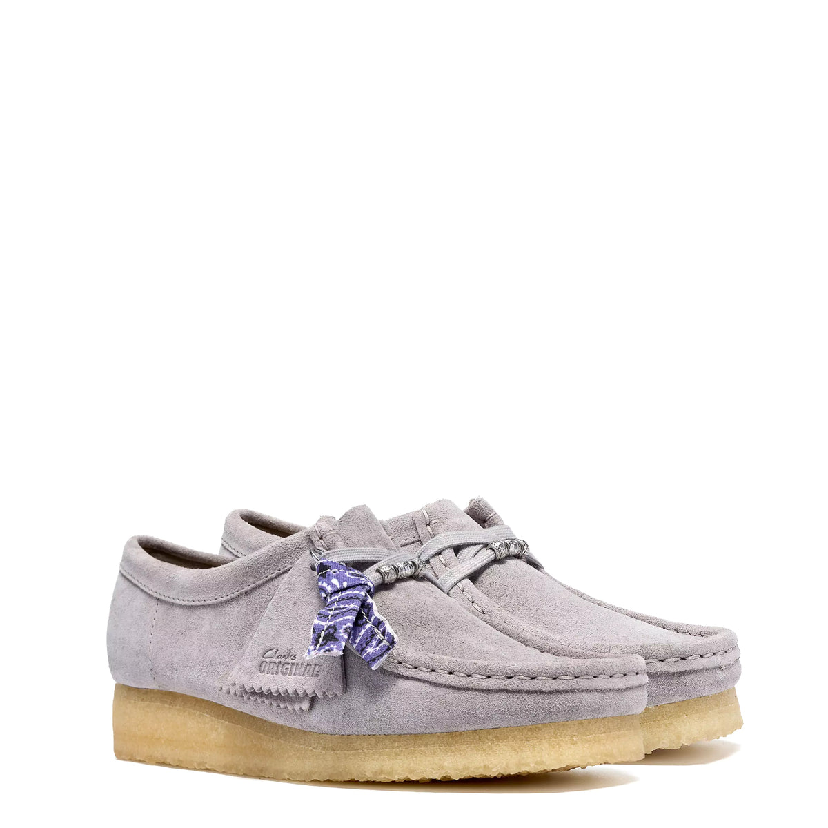 Clarks Originals Womens Wallabee Shoe Ash Suede