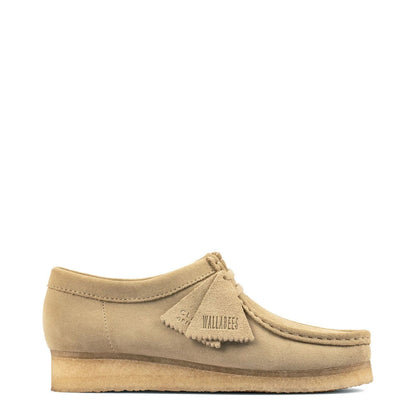 Clarks Originals Womens Wallabee Shoes Maple Suede