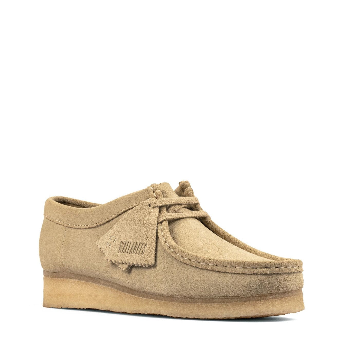 Clarks Originals Womens Wallabee Shoes Maple Suede