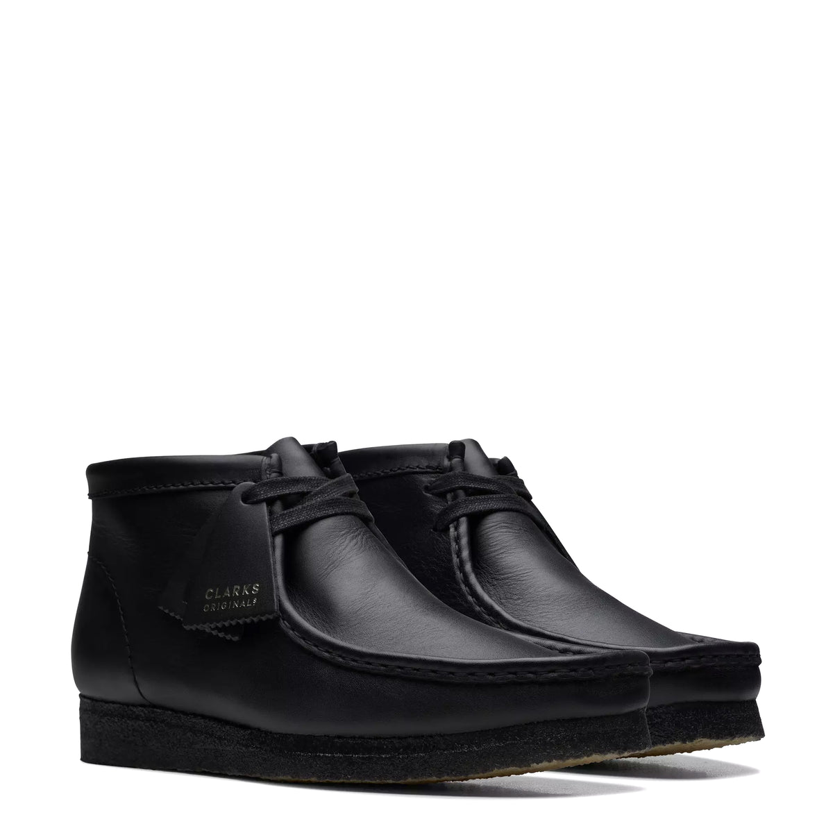 Clarks Wallabee Boot Black Leather
