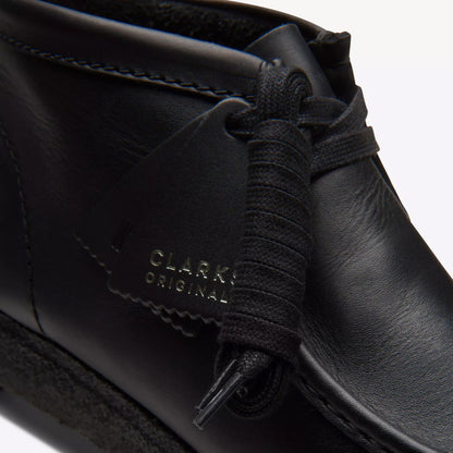 Clarks Wallabee Boot Black Leather
