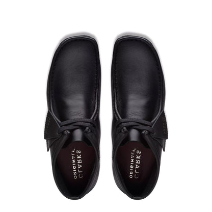 Clarks Wallabee Boot Black Leather